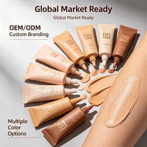 Cosméticos al por Mayor, <span class=keywords><strong>Crema</strong></span> BB Brillante Personalizada, Base Líquida Nude, <span class=keywords><strong>Crema</strong></span> BB Humectante <span class=keywords><strong>con</strong></span> <span class=keywords><strong>Color</strong></span> Personalizado - Product Image 1