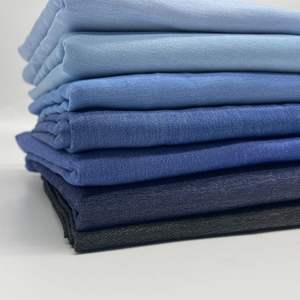 قماش دنيم خفيف الوزن مقاوم للبهتان بالجملة، نسيج ناعم ومتين من الرايون والبوليستر للقمصان والفساتين والسترات والملابس الكاجوال - Product Image 4