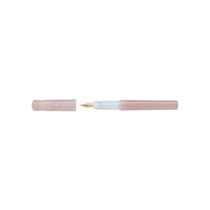 ปากกาหมึกซึมเรซิ่นรีไซเคิล P-FKA-1 สีพาสเทล หัวปากกาสีทองแบบยิ้ม ขนาด F M สองขนาด หัวปากกาสองขนาด สีพาสเทลนุ่มด้าน 5 สี ใช้ร่วมกันได้ - Product Image 1