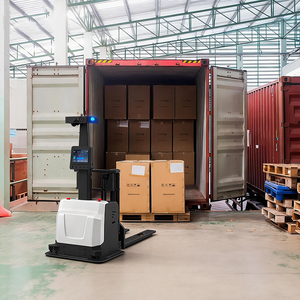 מלגזה רובוטית Ruan Yi Stacker AGV עם ניווט לייזר SLAM, רוחב מזלגות הניתן להתאמה אישית ודיוק עגינה גבוה - Product Image 6