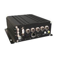 Sortie vidéo FHD 1080P DVR mobile de véhicule HDD 4/8 canaux avec écran IPS 7 '', prise en charge des fonctions GPS, RJ45, 3G/4G et WIFI