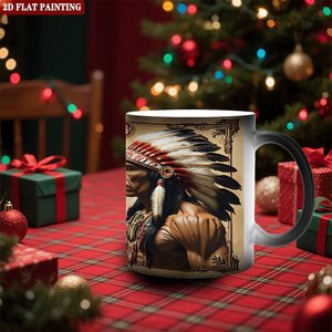 Frosted <b>Ceramic</b> <b>Mug</b> 11oz Black Heat Activated Color Changing Magic Coffee Tea Cup - Product Image 2