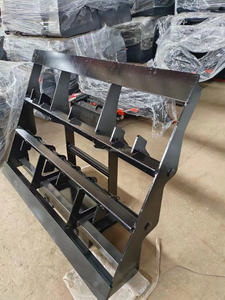 MINI niveleur de terre d'attachement de chargeur de boeuf de dérapage GT-V02 le matériel modèle du moteur Q345B - Product Image 4