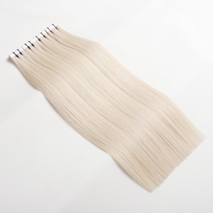 100% Human Virgin Remy European <strong>Ash</strong> <strong>Blonde</strong> <strong>Hair</strong> <strong>Extensions</strong> Double Drawn Bone Straight Seamless Regular Tape in <strong>Hair</strong> <strong>Extensions</strong> - Product Image 3