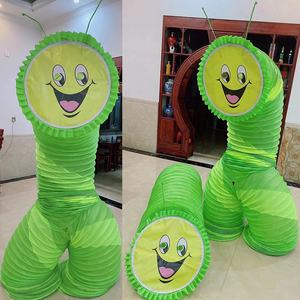 Caterpillar Insect Worm Rainbow Tube 1/3/5 Orificios Mejora Oxford Cloth Talent Show Rendimiento de calentamiento Magic Prop para adultos - Product Image 1