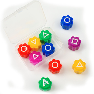 Juego coreano Gonggi, piedras de plástico de ocho pétalos, juguete educativo de 5g para niños de 5 a 7 años, unisex - Product Image 5
