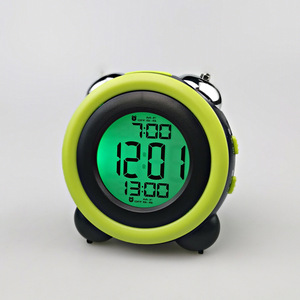 Wholesale <b>Digital</b> Alarm <b>Clock</b> with <b>Battery</b>-Operated Backlight Display and Indoor Light for Bedrooms Offices Desks - Product Image 2