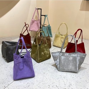 Bolsos de Hombro Tipo Tote de Cuero Genuino de Vaca, Diseño 2026, Lujosos, Vintage, Gran Capacidad, Satinados, para Mujer, Venta al Por Mayor Personalizada - Product Image 2
