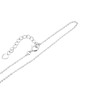Soft Curved OK Link White Pt950 Tiny Wrist Cord For Teen Girls Daily Minimal <b>Stack</b> Gloss Platinum Wrist Trinket - Product Image 4