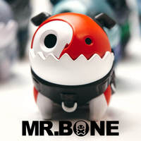 YY Wholesale MR.BONE Série Camping Blind Box Figurine squelette My Own Culture avec Z-Dog et accessoires de camping