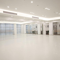 Starrer PVC-Tanzbodenbelag mit Klebefläche, Rutschfest für Professionelle Tanzstudios, Schulen, Krankenhäuser und Outdoor-Aufführungen