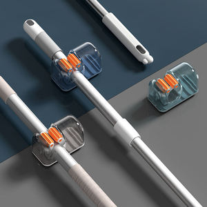 2024 support de rangement mural pour salle de bain et <span class=keywords><strong>cuisine</strong></span> nouveau <span class=keywords><strong>balai</strong></span> et vadrouille en plastique coloré - Product Image 4