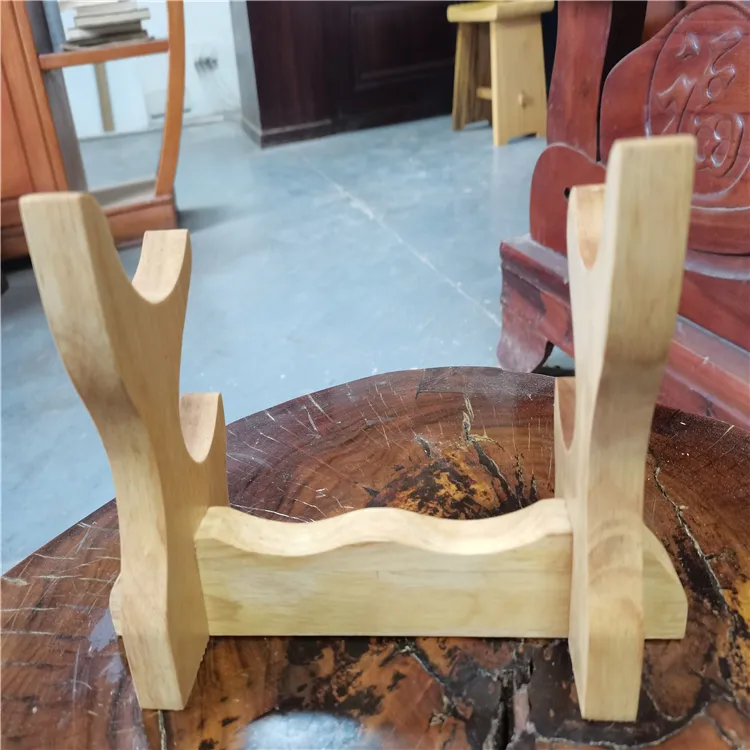 New design of beech wood stander Handicraft support made in China for sale