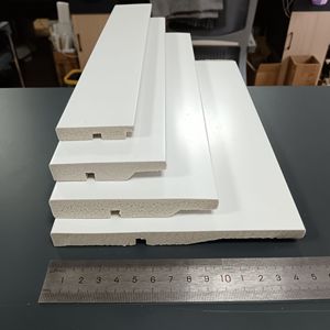 Lignes de décoration d'angle JOCY, hauteur 10 cm, accessoire de sol, <span class=keywords><strong>plinthe</strong></span>, anti-rayures, moulure de sol, moulure en PS mat - Product Image 1