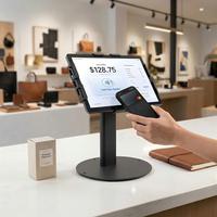 Tableta Android de 10 Pulgadas con NFC para Pagos con un Toque, Terminal de Pago MT8786, 4 GB de RAM, 64 GB de ROM, para Comercio Minorista, OEM, ODM, Certificado GMS