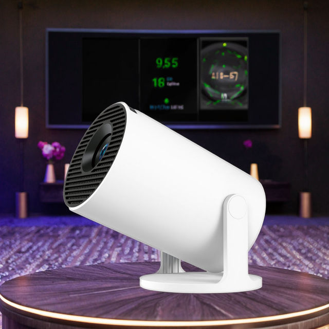 Mini Projector HY300 Pro Smart LED LCD Projector Android 11 Dual Wifi BT5.0 Home Cinema Theater Outdoor Projector 2025