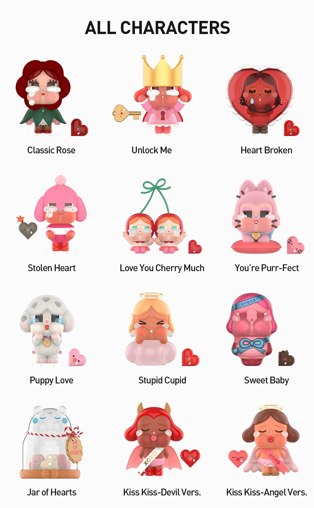 未開封 アソートボックス CRYBABY Crying For Love CRYBABY Crying For Love Series Figures, Blind Box – WHOOPEA