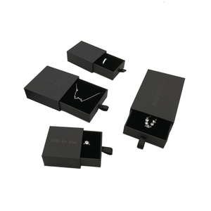 Boîte d'emballage de <span class=keywords><strong>bijoux</strong></span> personnalisée en usine, noire, unique, <span class=keywords><strong>pour</strong></span> bague et collier <span class=keywords><strong>pour</strong></span> <span class=keywords><strong>homme</strong></span>, cadeau - Product Image 3