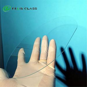 FELIX Custom Size 8'' Borosilicate 3.3 Solid Industrial Glass Wafer for PLC Chip Cover / BF33 - Product Image 3