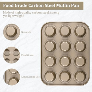 <b>Non</b>-<b>Stick</b> 15-Cavity Rectangle Macaron <b>Baking</b> <b>Tray</b> | Carbon Steel Macaron Pan Food Safe & Durable for Reusable Cake Tools - Product Image 2
