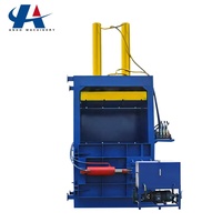 Presse à balles verticale hydraulique pour compresser les bouteilles en plastique, les déchets de papier, les cartons, les canettes en aluminium, les déchets de carton