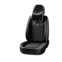 Housses de siège auto universelles style sport, personnalisables, en cuir élégant, durables, résistantes aux taches, entièrement couvrantes, toutes saisons
