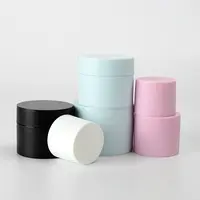 En çok satanlar 2021/2022 pp boş krem plastik kavanoz kozmetik kavanoz kozmetik konteyner ambalaj plastik krem kutuları