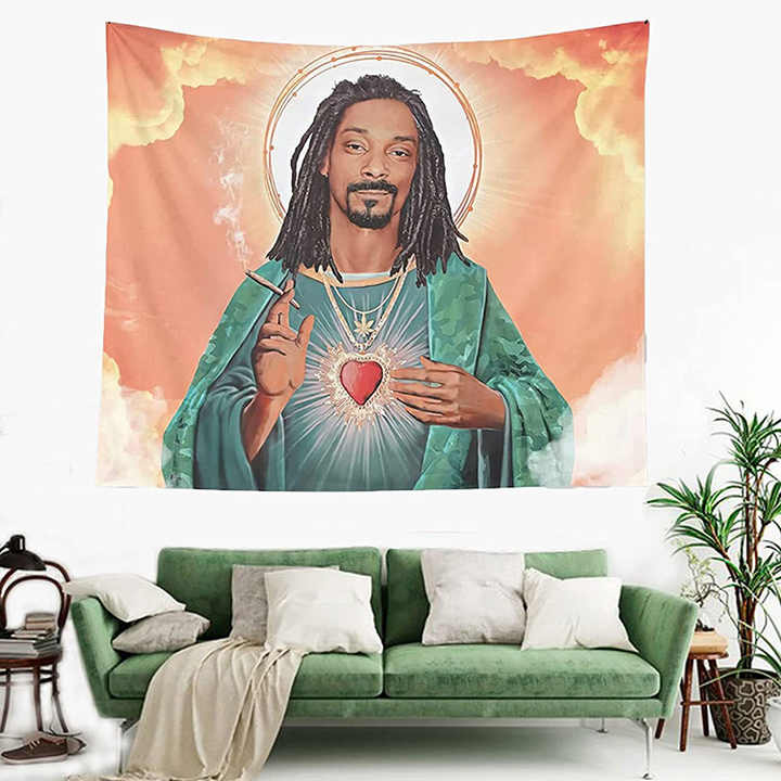 Jesus Rapper Style Hiphop Rapper Poster Jesus Art Backdrop Decorations Home Decor Wall ...