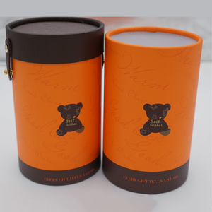 Emballage de tube cylindrique en carton imprimé personnalisé pour noix café thé avec revêtement éponge revêtement UV et gaufrage - Product Image 5