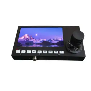 Vehicle mounted 7inch hd lcd muti function ptz camera control monitor rs485 controller keyboard