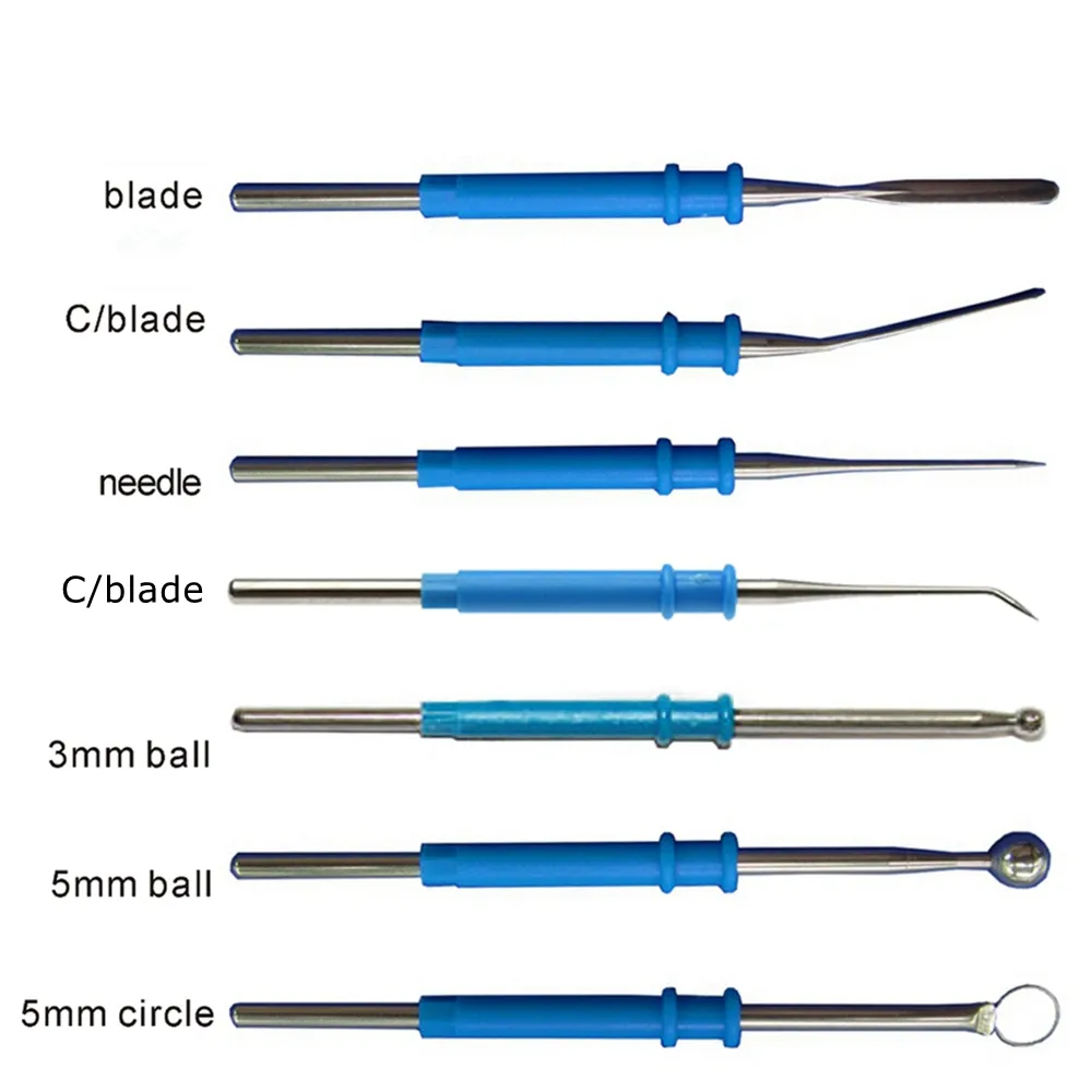 Elektrocerrahi koter Pencil kalem elektrot elektro cerrahi diatermi kalemler artroskobik elektrotlar bıçak ucu topu elektrot