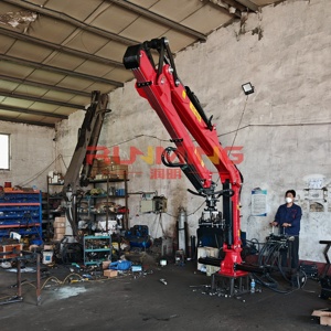 נגר הידראולי atv טרקטור עצים מנוף עץ עם בום טלסקופים 6.5 מטר - Product Image 4