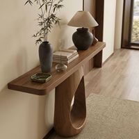 Meilleures Ventes 2026 : Console d'entrée moderne en bois pour salon, appartement et hôtel