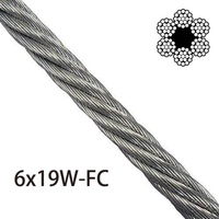 Kabel Baja Galvanis 6x7-FC 6x19W-FC Diameter Tipis Anti-Drone untuk Sistem Penangkapan UAV ke Rusia