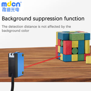 PNP/NPN IP67 10-300mm Distance de détection Suppression de fond réglable Capteur photoélectrique à réflexion <span class=keywords><strong>diffuse</strong></span> laser infrarouge - Product Image 4
