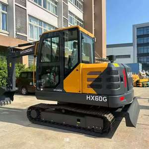 Excavadora Hidráulica Compacta Mediana HX60G con Cucharón Estándar, Excavadora de Orugas para Agricultura e Infraestructura Municipal - Product Image 1