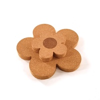 Napperon de Table en forme de fleur, sous-verre en liège pour cadeaux de cuisine, vente en gros