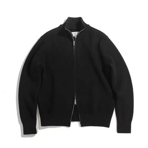 Suéter Casual Holgado con <span class=keywords><strong>Cuello</strong></span> Alto y <span class=keywords><strong>Cremallera</strong></span> Estilo Margiela para Hombre, Otoño Invierno, Grueso, Venta al por Mayor - Product Image 3