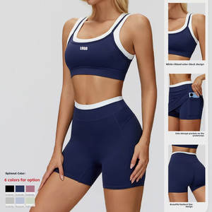 Conjunto de Sujetador Deportivo y Leggings Personalizados, Conjuntos de Ropa Deportiva para Mujer, Conjunto de Gimnasio para Mujer, Conjunto Deportivo para Mujer - Product Image 3