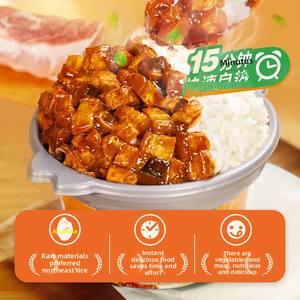 Riso al Maiale Brasato Taiwanese Istantaneo Autoriscaldante Fengchu Arowana 285g, Pratico per Pasti in Movimento, Cibo Autoriscaldante - Product Image 2
