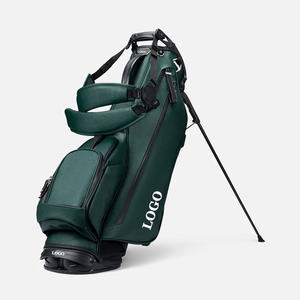 Sac de golf en cuir portable imperméable avec logo personnalisé, apparence verte de luxe, qualité garantie, idéal pour tournoi ou cadeau - Product Image 5