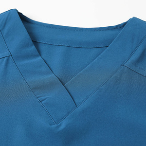Scrubs Tops Pants Sets Stretch Cool V-Neck For Women And <b>Man</b> Scrubs Set & Pet Shop Workwear - Product Image 2