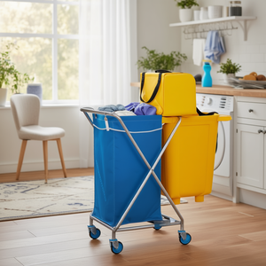 Borsa per Bucato con Ruote David 130L di Capacità per Uso Domestico - Product Image 3