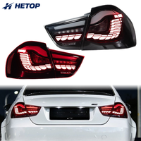 Feux arrière HETOP E90 2009-2012 Série 3, feux arrière LED Dragon Scale, mise à niveau, plug and play, accessoires DRL pour BMW