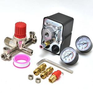ตัวควบคุมแรงดันลม Fbang 110-150Psi สวิตช์อัตโนมัติพร้อมเกจวัดและอุปกรณ์สำหรับคอมเพรสเซอร์ - Product Image 2