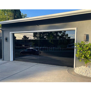 <span class=keywords><strong>Porte</strong></span> <span class=keywords><strong>de</strong></span> <span class=keywords><strong>garage</strong></span> <span class=keywords><strong>sectionnelle</strong></span> automatique intelligente en aluminium et verre sans cadre, personnalisable pour villa et bâtiment commercial, vente en gros - Product Image 5