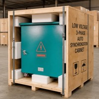 Panneau de synchronisation en gros 100A-630A 380V 400V Triphasé 5 fils Réponse de capture 200ms pour armoire de secours connectée au réseau