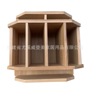 Caja de almacenamiento creativa para control remoto, hecha de madera de bambú, ideal para escritorios de oficina, organizadores de escritorio y artículos de papelería. - Product Image 3