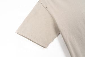 เสื้อยืดผ้าฝ้ายพิมพ์ลายโลโก้แบบวินเทจเสื้อ100เปล่าออกแบบได้ตามต้องการ - Product Image 5