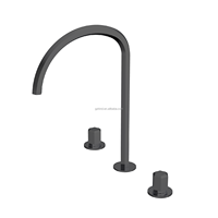 Filigrane Douche simple Bain Mitigeur mural Robinet mural dissimulé Robinet de lavabo antique